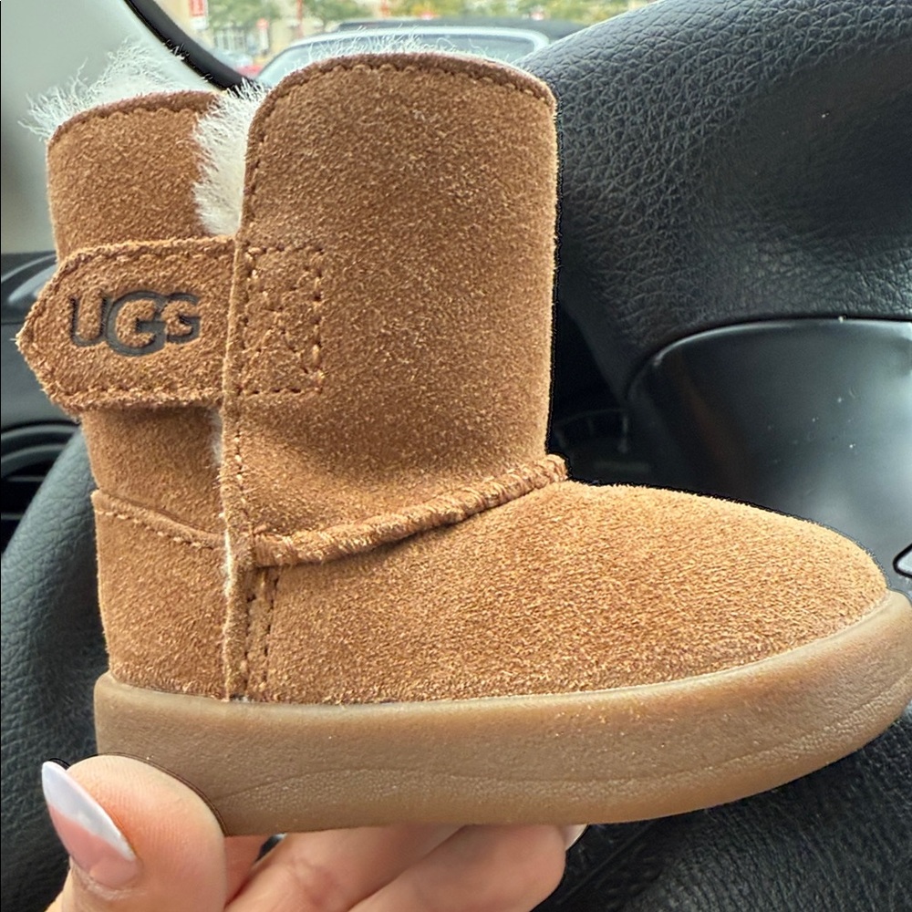 UGG Kids Tan Suede Boots